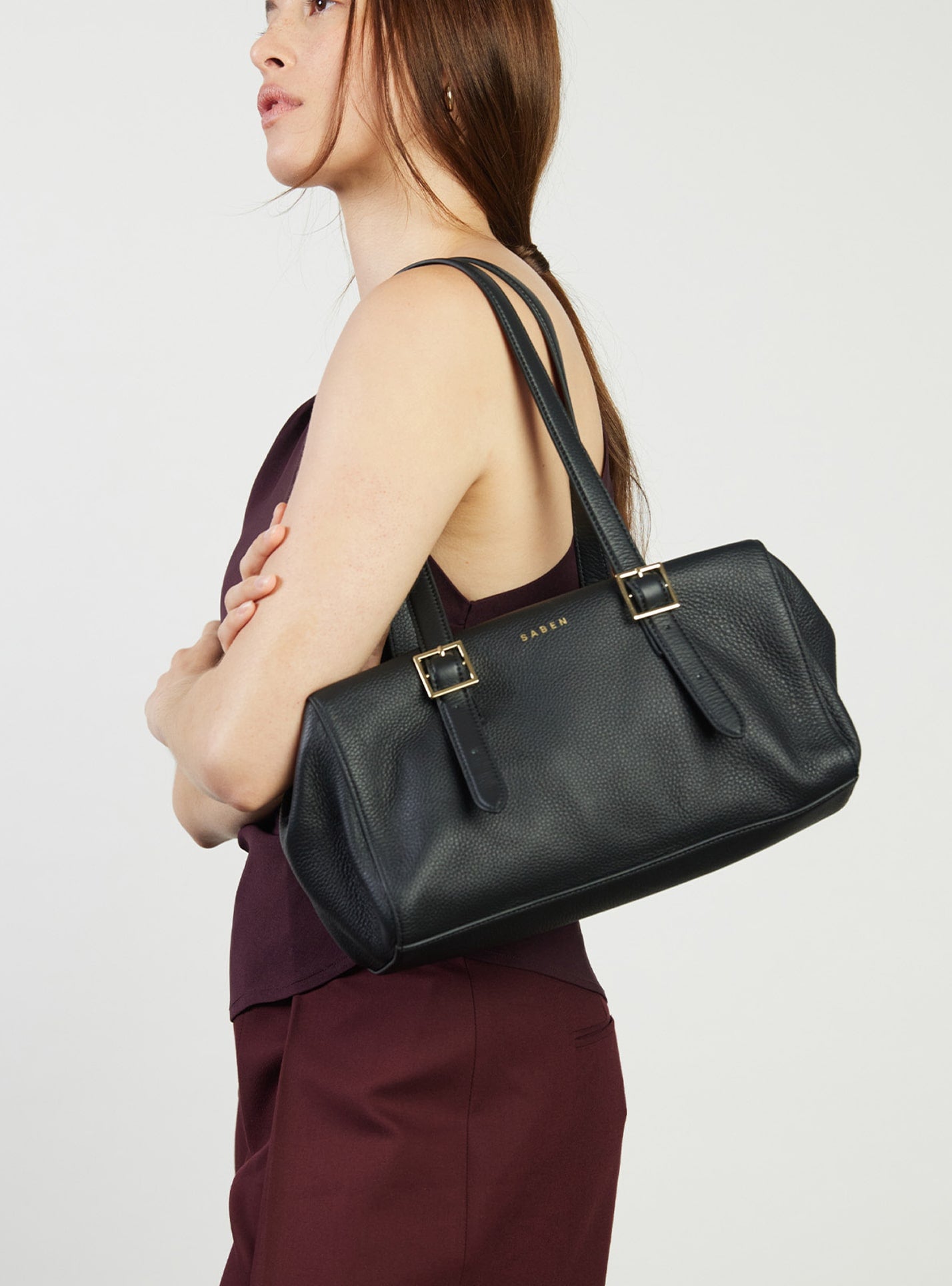Addie Shoulder Bag Black Luxe