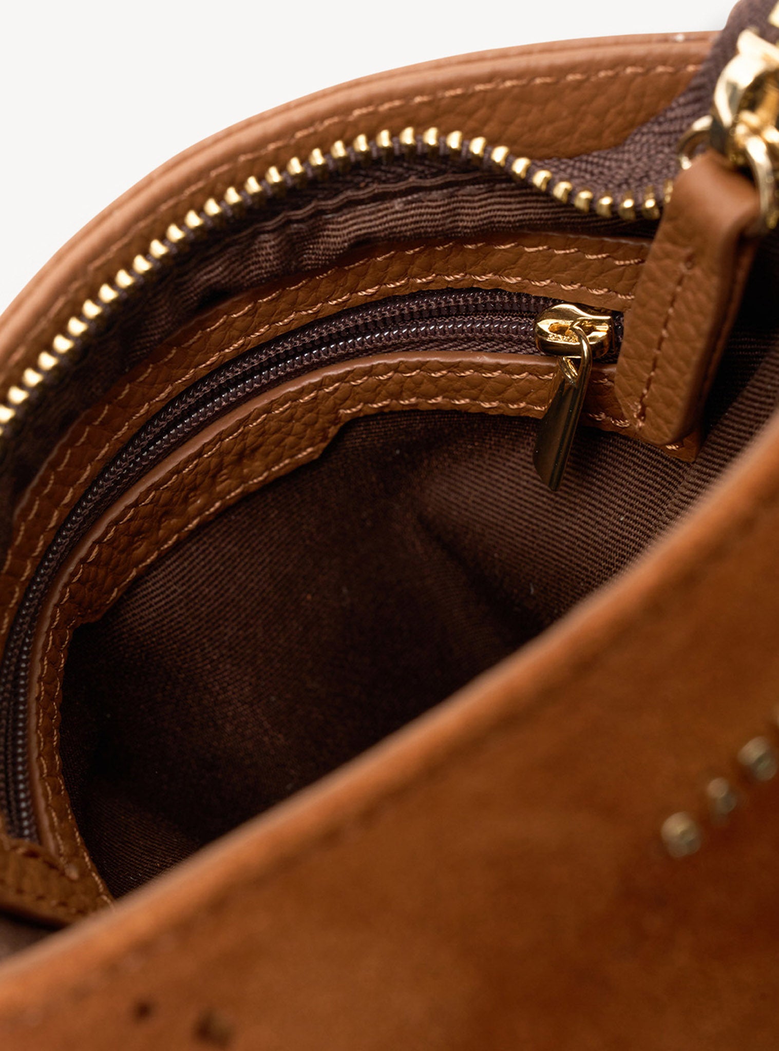 Coco Mini Bag Tan Suede + Fringe