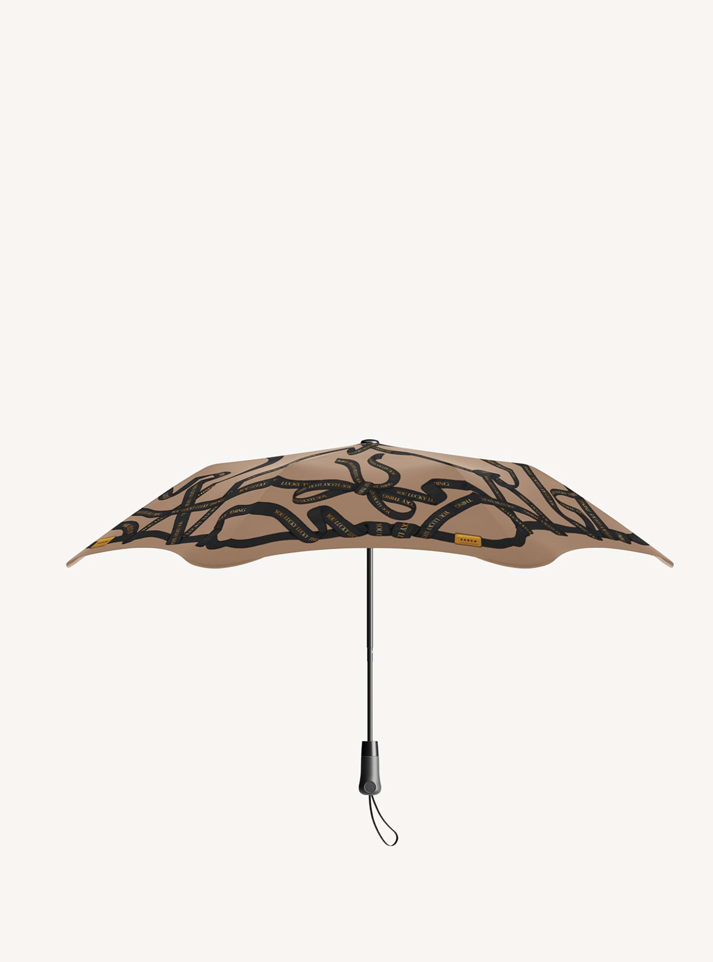 Saben x Blunt Umbrella Tea Ribbon Print