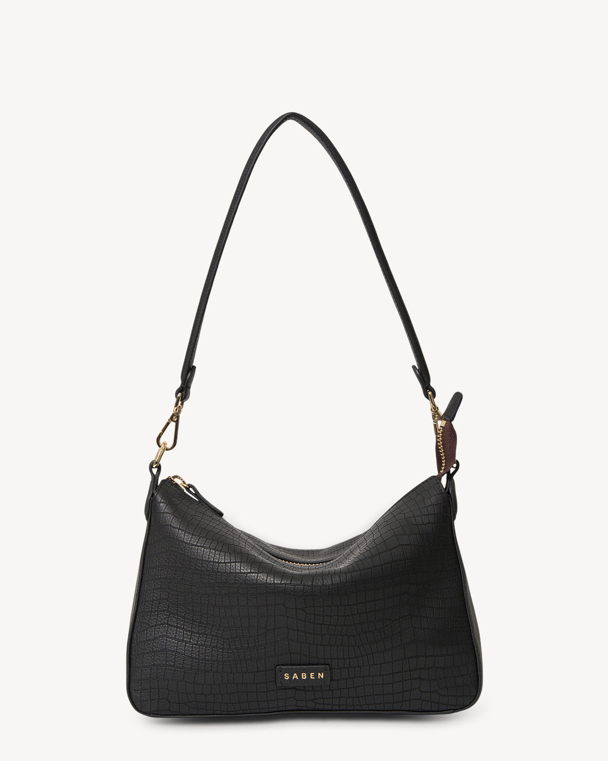 Dane Shoulder Bag Black Luxe Emboss