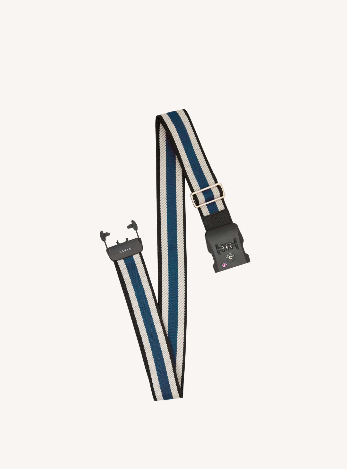 London Luggage Strap Ocean Stripe