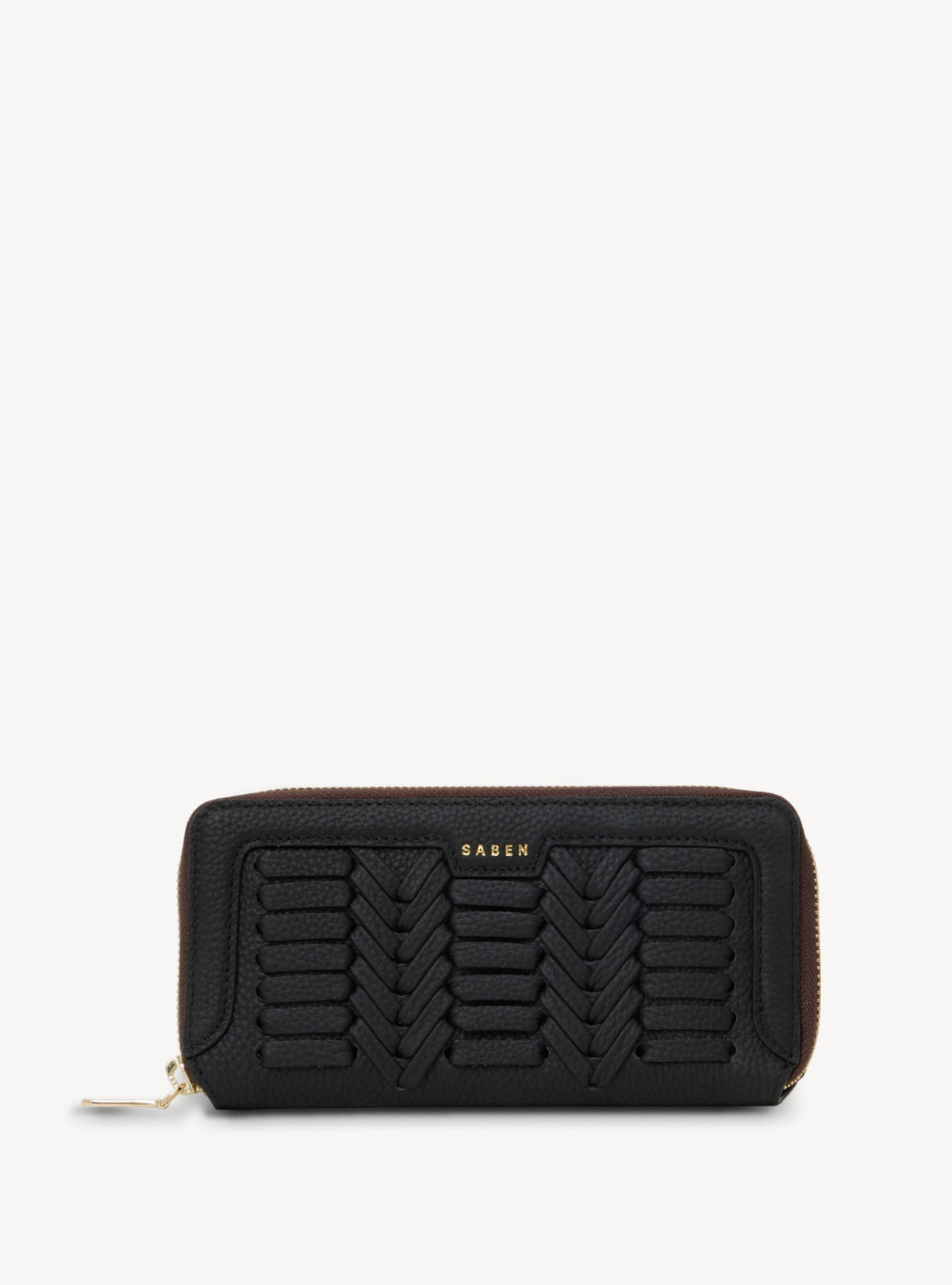 Lyric Wallet Black Macro Weave