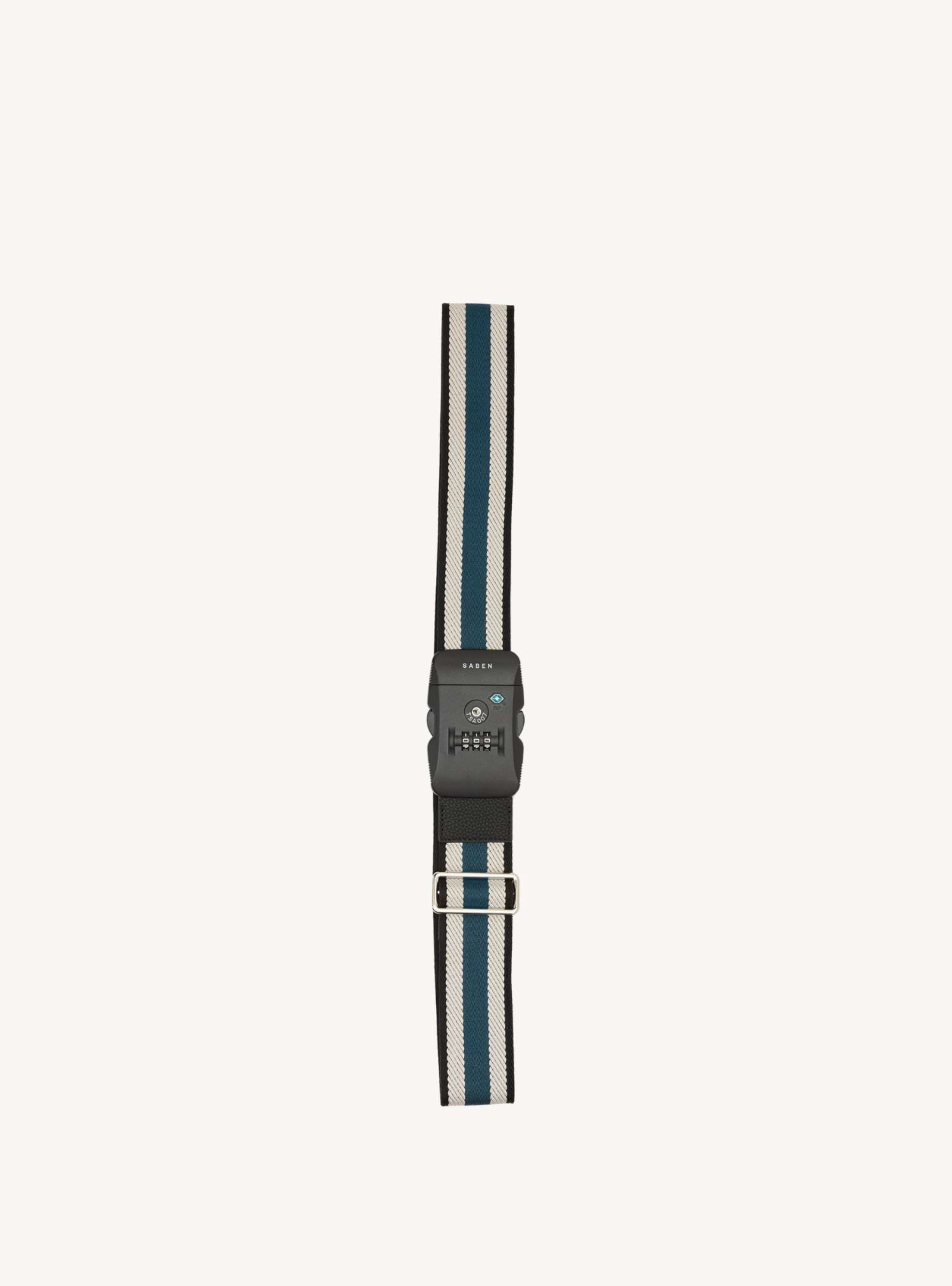 London Luggage Strap Ocean Stripe