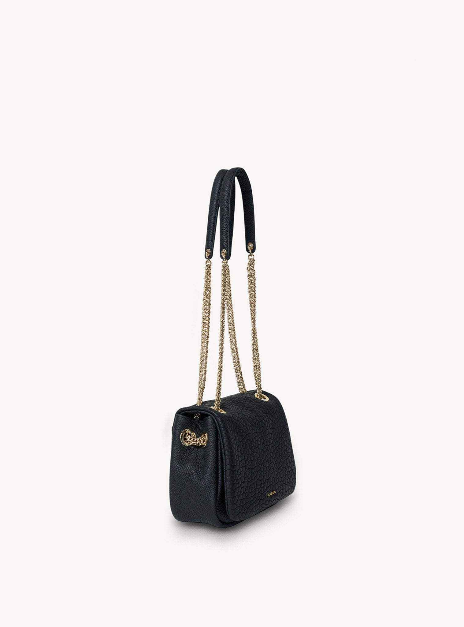 Flo Shoulder Bag Black Bubble