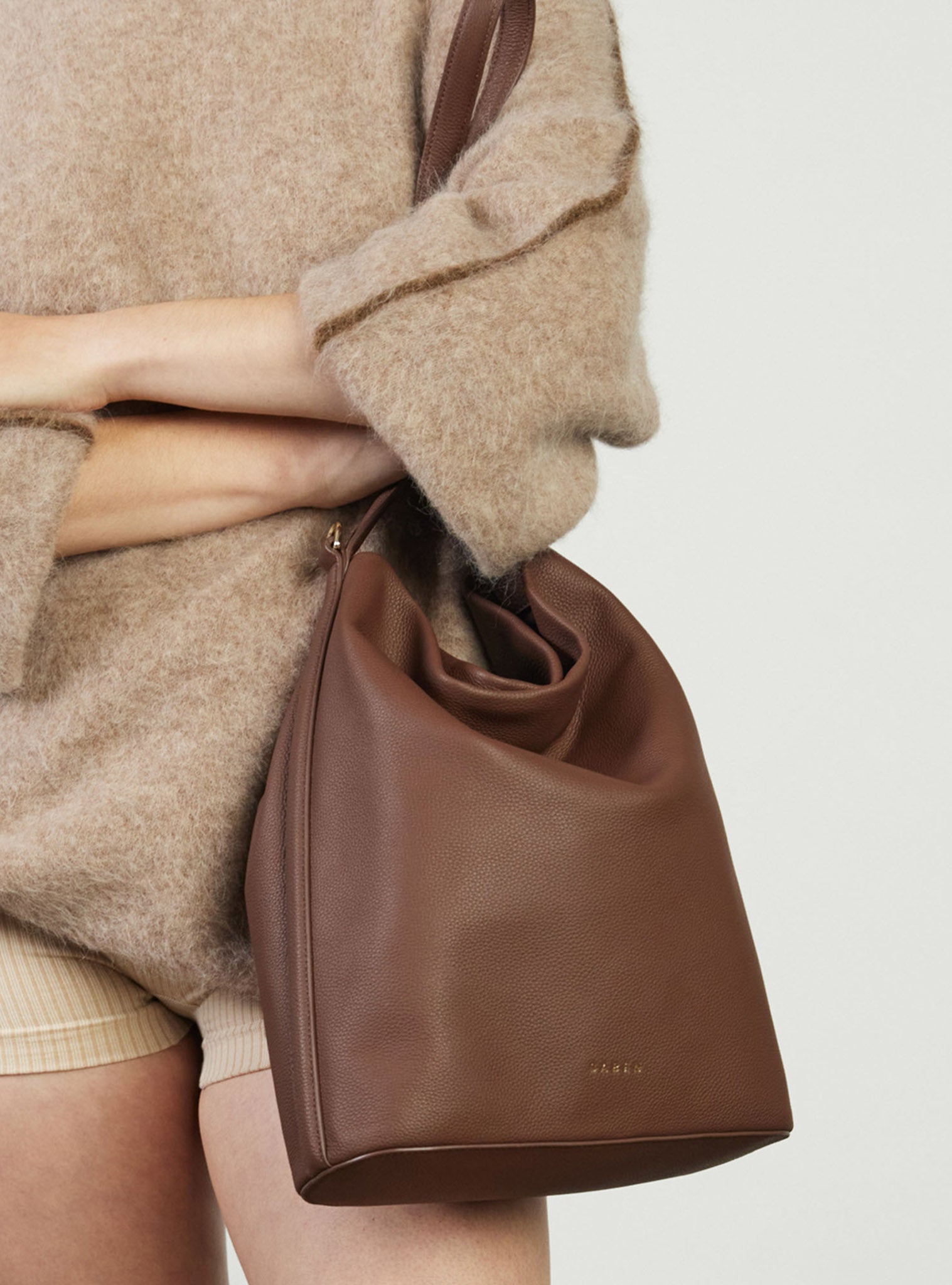 June Shoulder Bag Umber Pebble