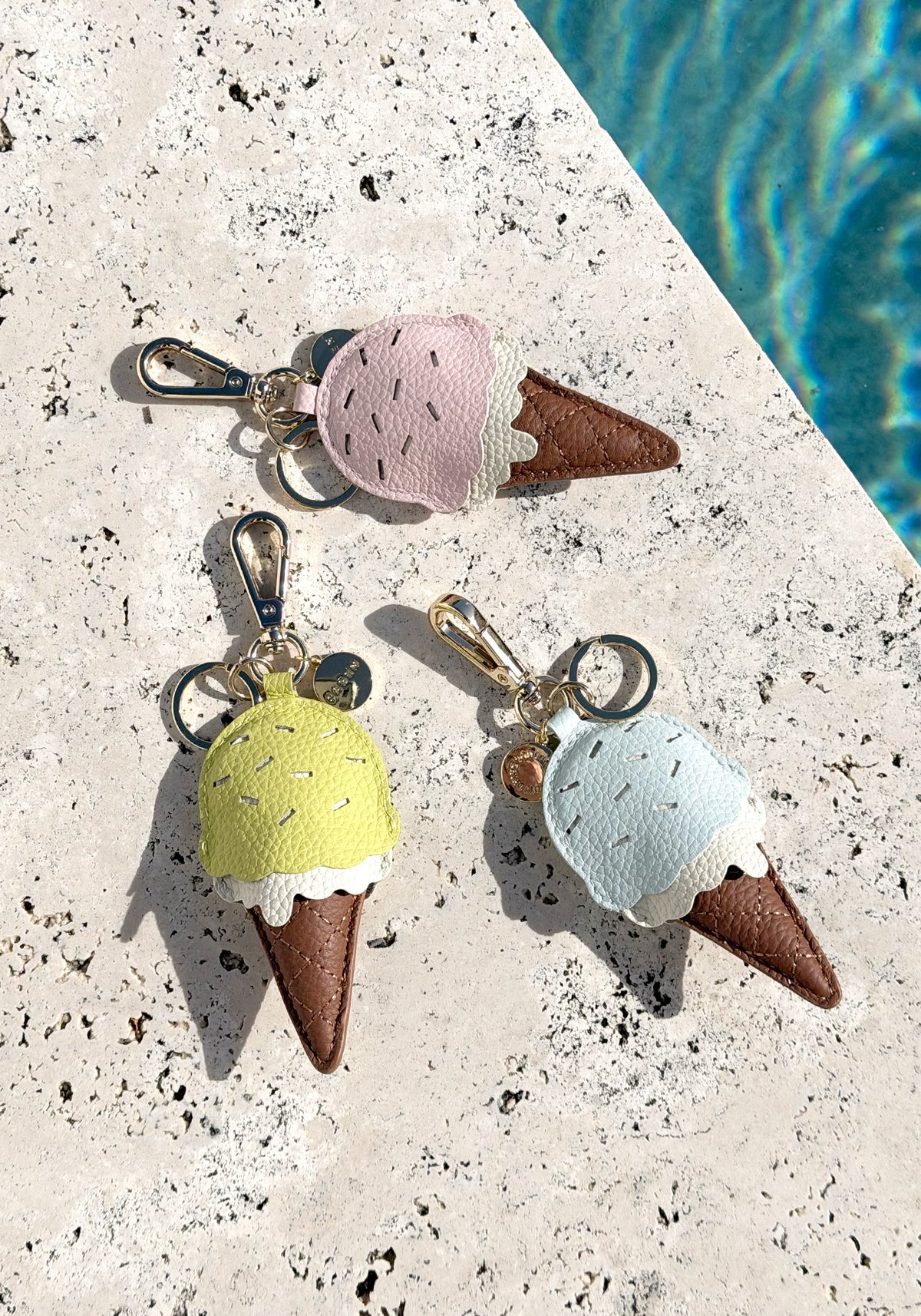 Ice Cream Charm Keyring