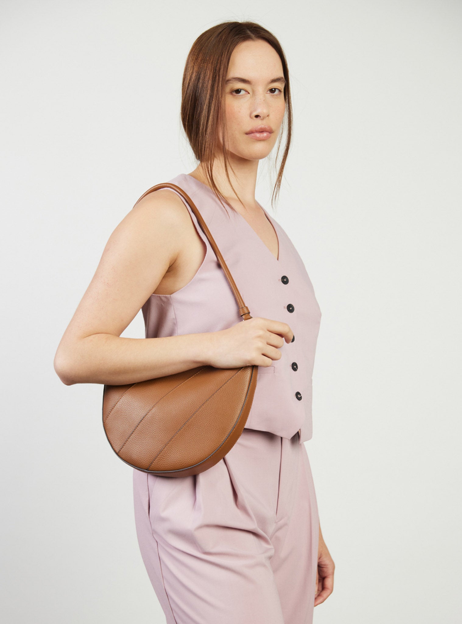 Gani Shoulder Bag Tan Bias