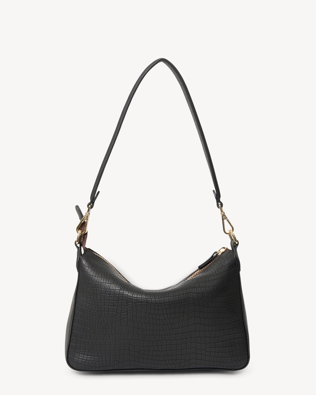 Dane Shoulder Bag Black Luxe Emboss