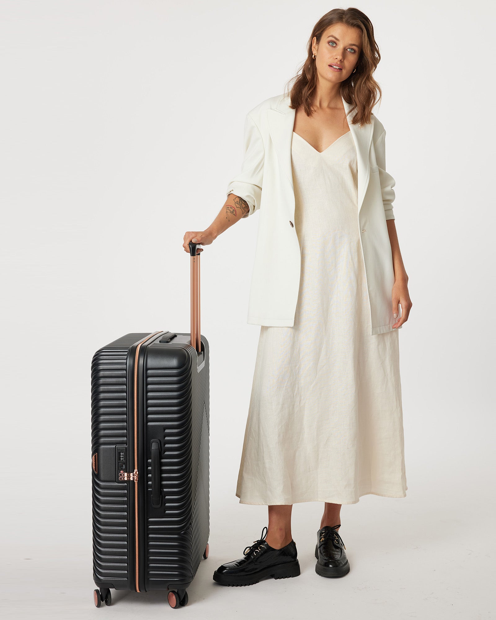 Set of Cabin, Medium, Large Suitcase