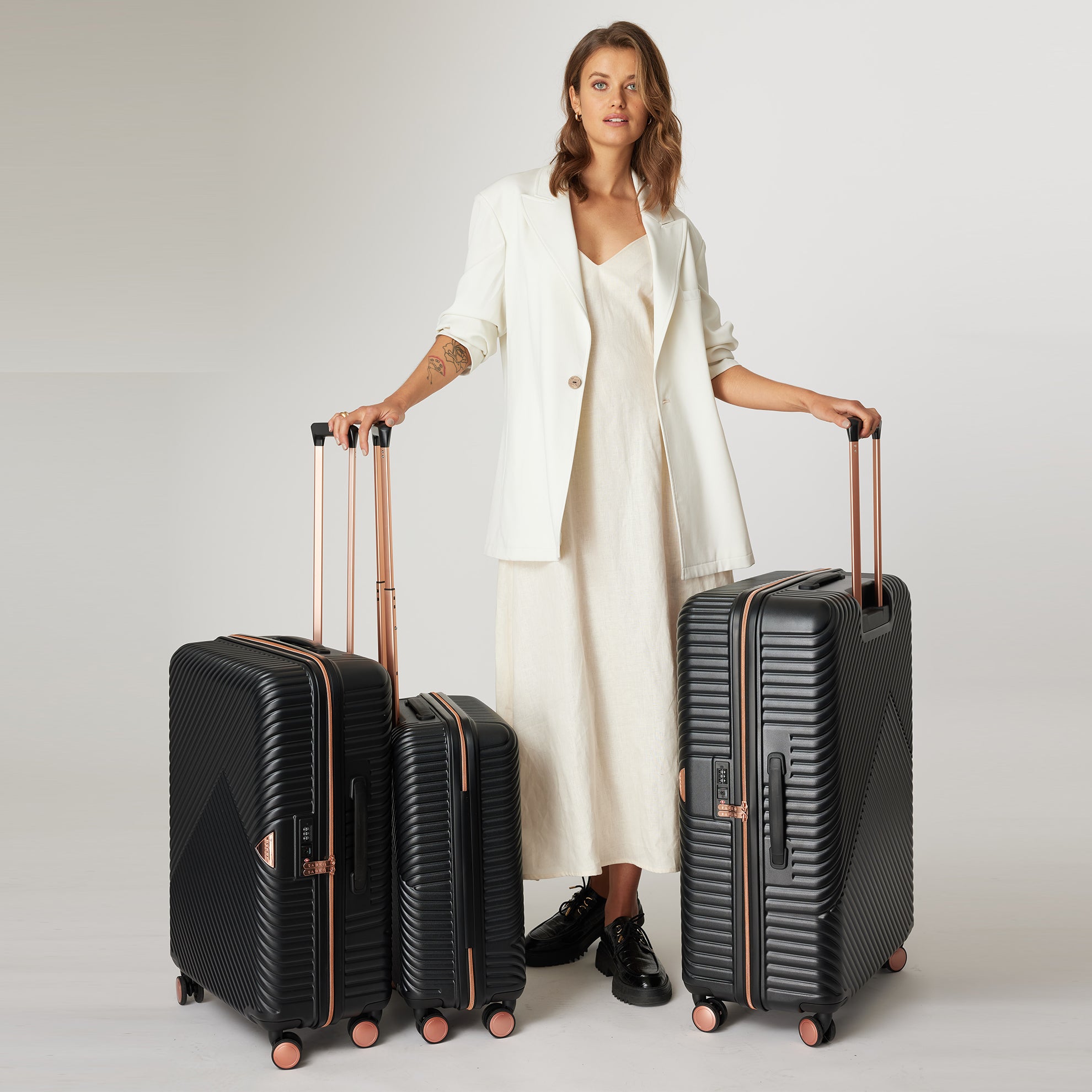 Suitcases- Set of Cabin, Medium, Large - Saben