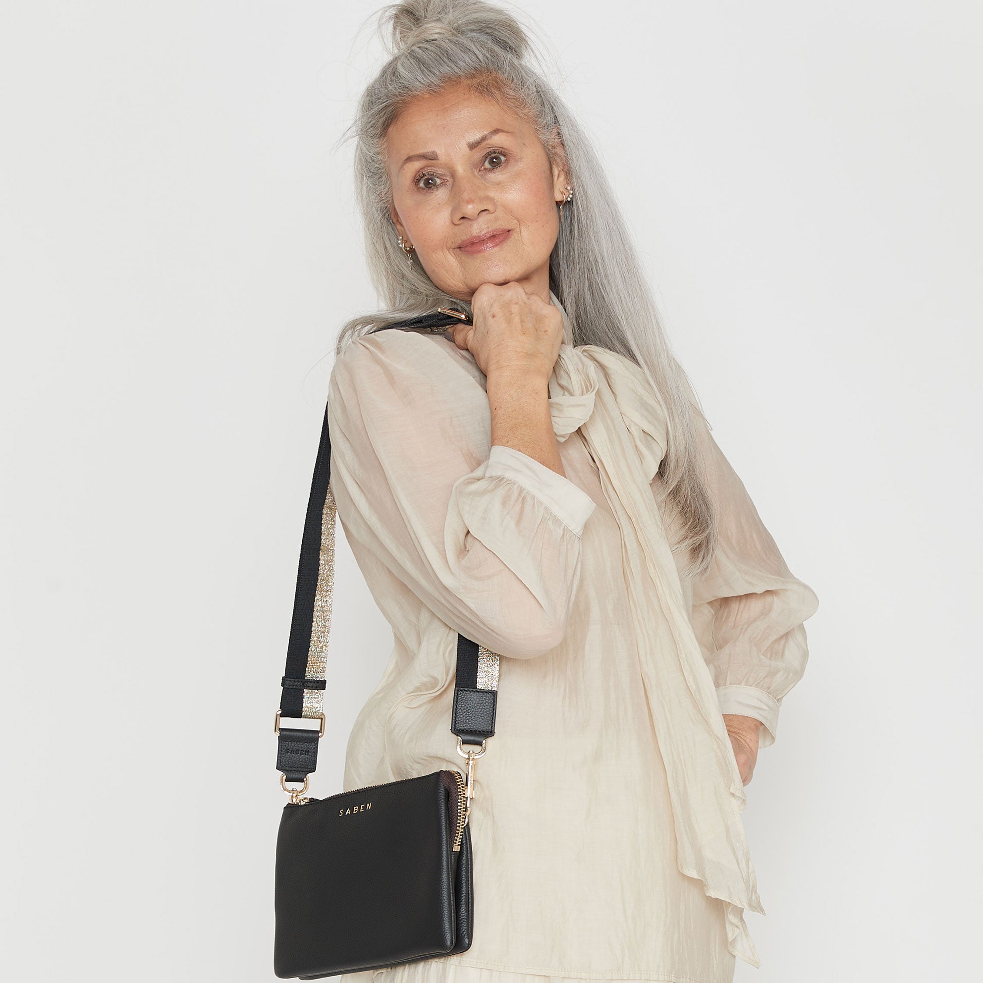 Feature Strap Saben Luxury Leather Handbags and Accessories