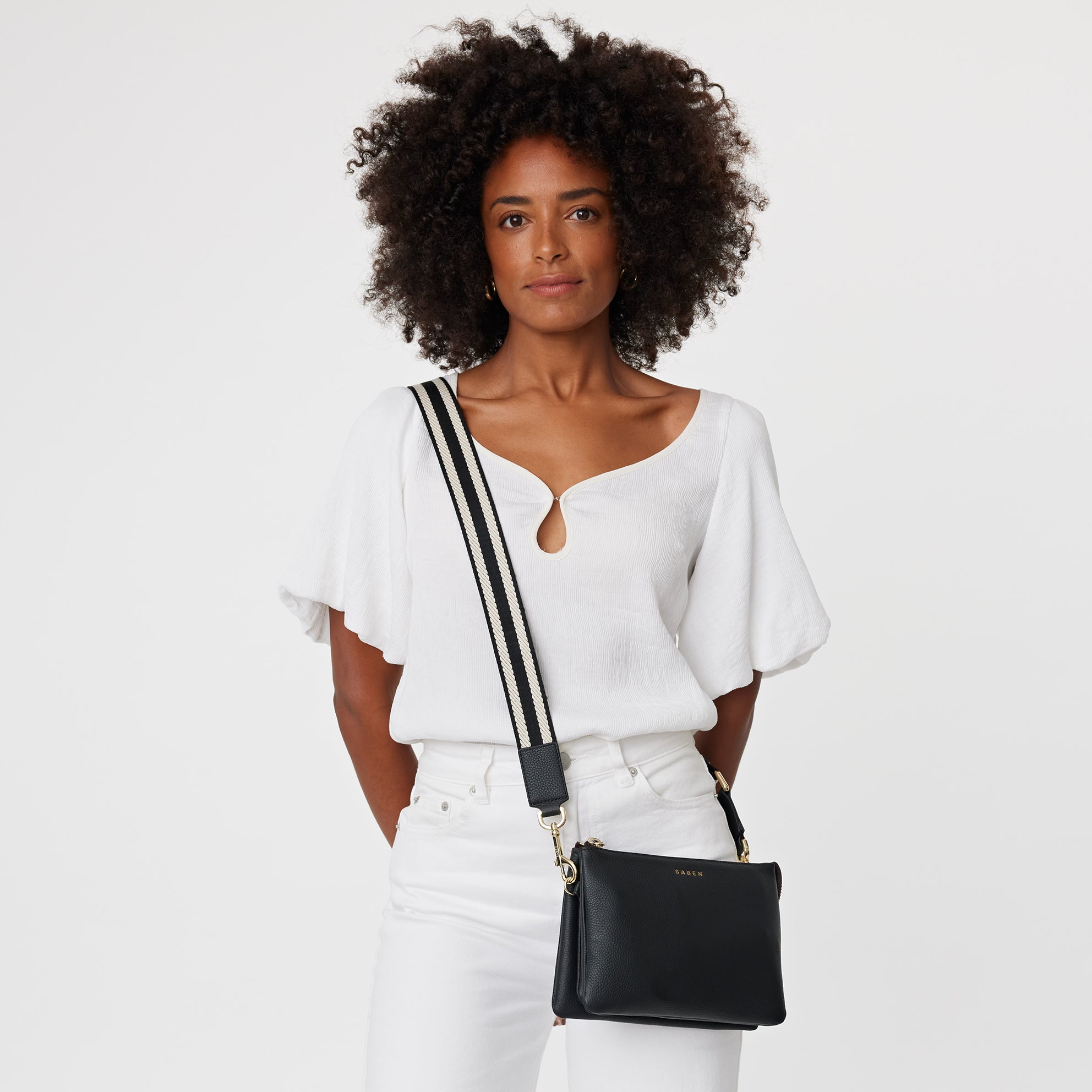Handbag with strap hotsell
